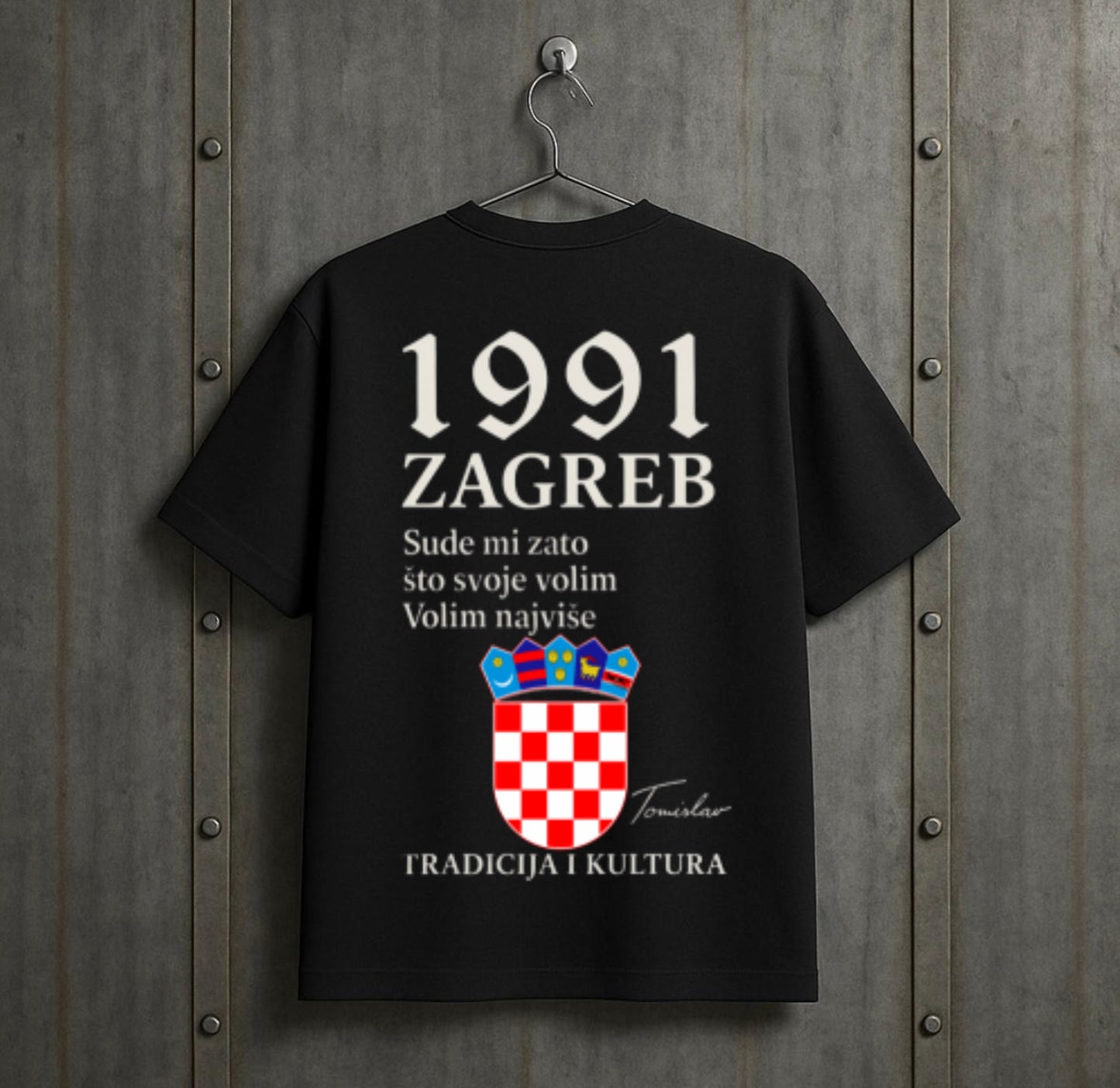Cro Nation 1991 VACANCY Oversized Shirt