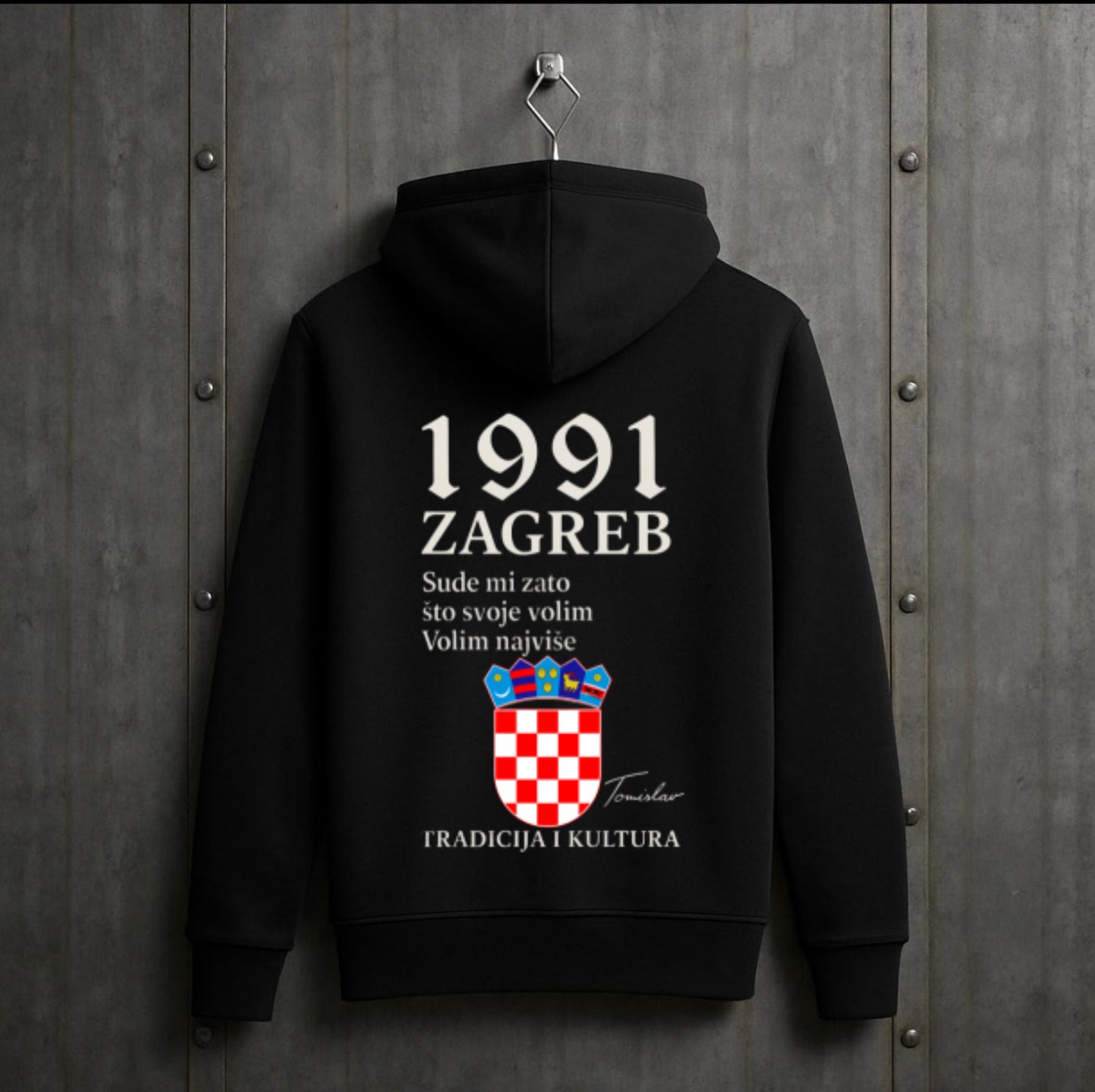 Cro Nation 1991 HigherBlanks Premium Hoodie