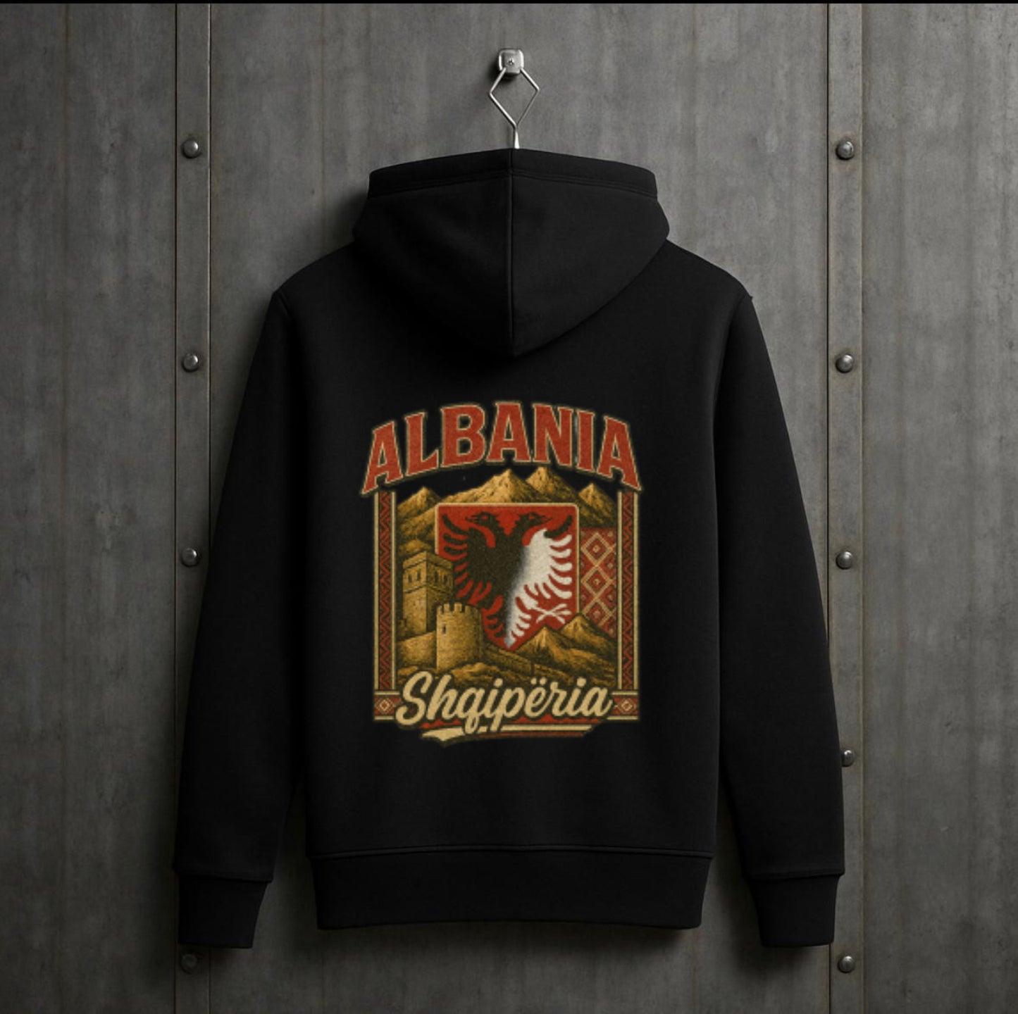 Spirit of Albania HigherBlanks Premium Hoodie
