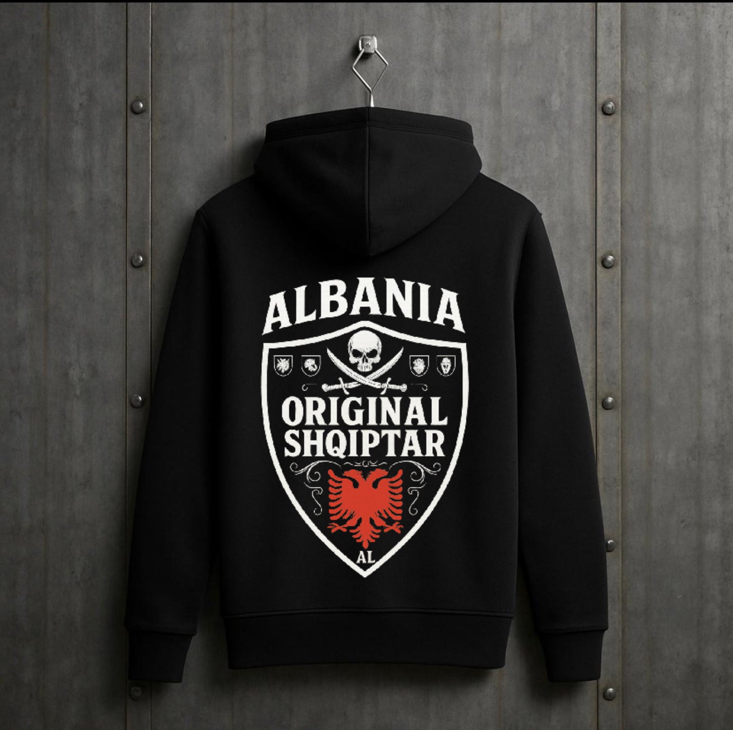 Albania Outlaw HigherBlanks Premium Hoodie
