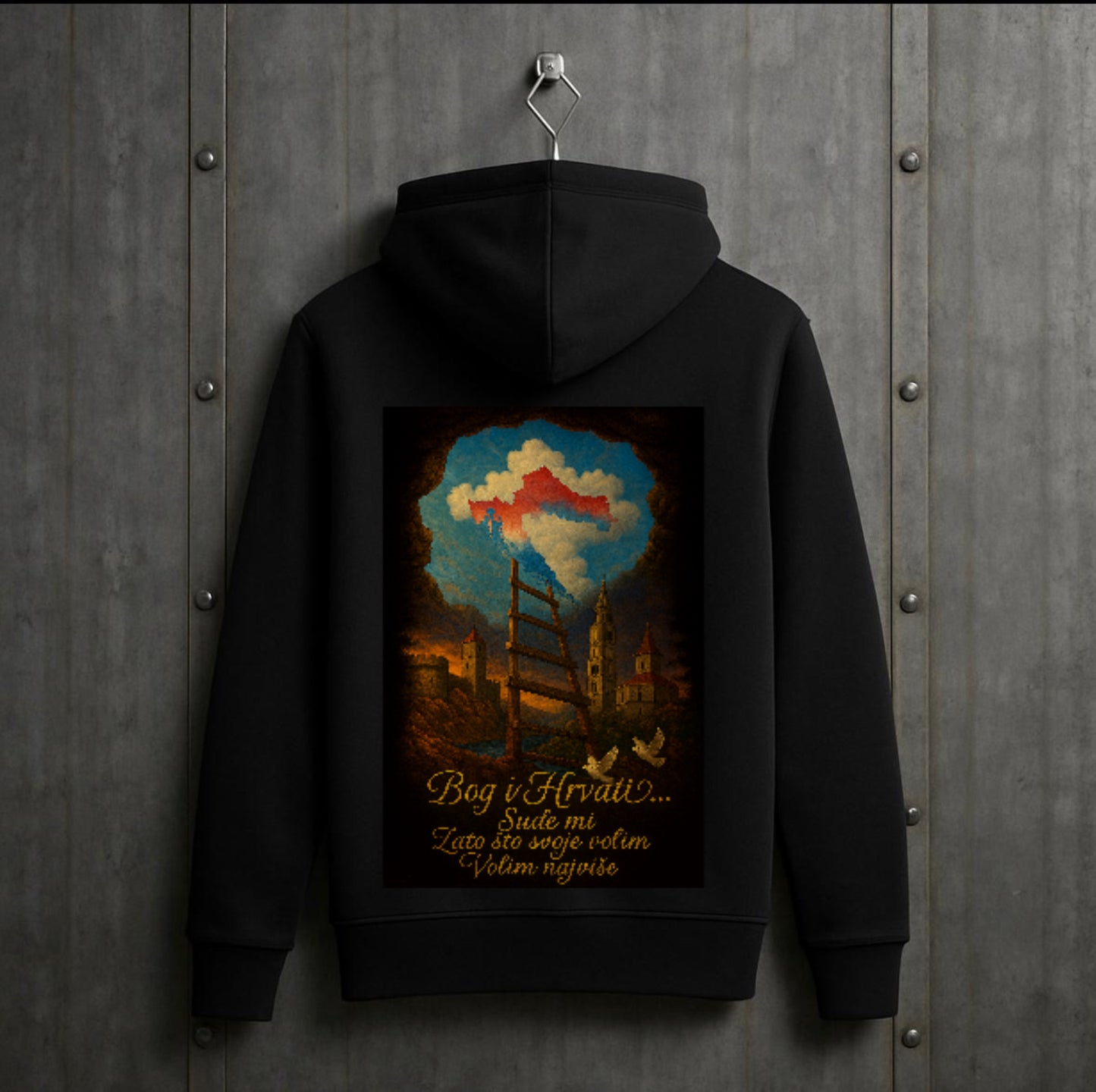 CroHeaven HigherBlanks Premium Hoodie