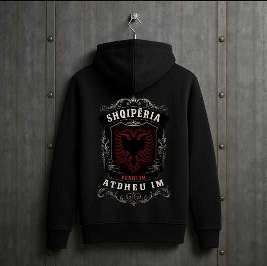 Albanian Eagle HigherBlanks Premium Hoodie