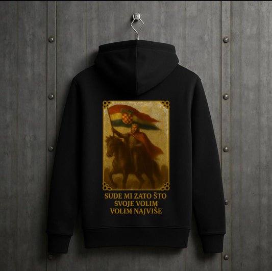Croatian Freedom HigherBlanks Premium Hoodie