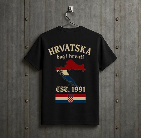Croatian Roots HigherBlanks Premium T-Shirt
