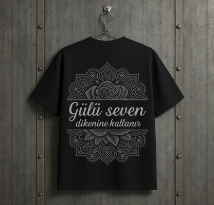 Pain Behind Beauty VACANCY Oversized Shirt