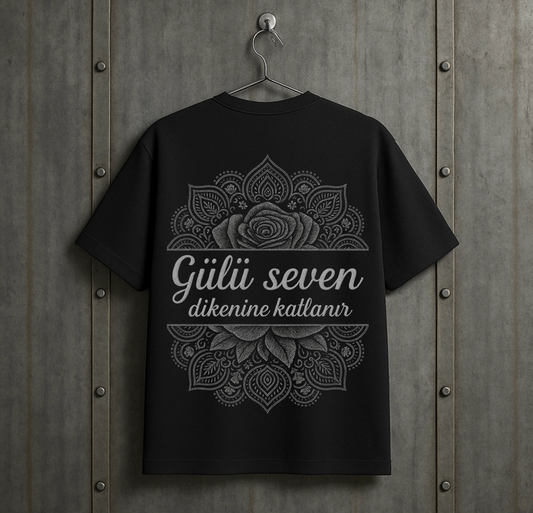 Pain Behind Beauty VACANCY Oversized Shirt