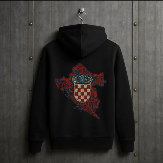 Crveno Srce HigherBlanks Premium Hoodie
